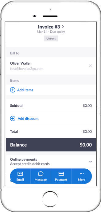 invoice apps for iphone