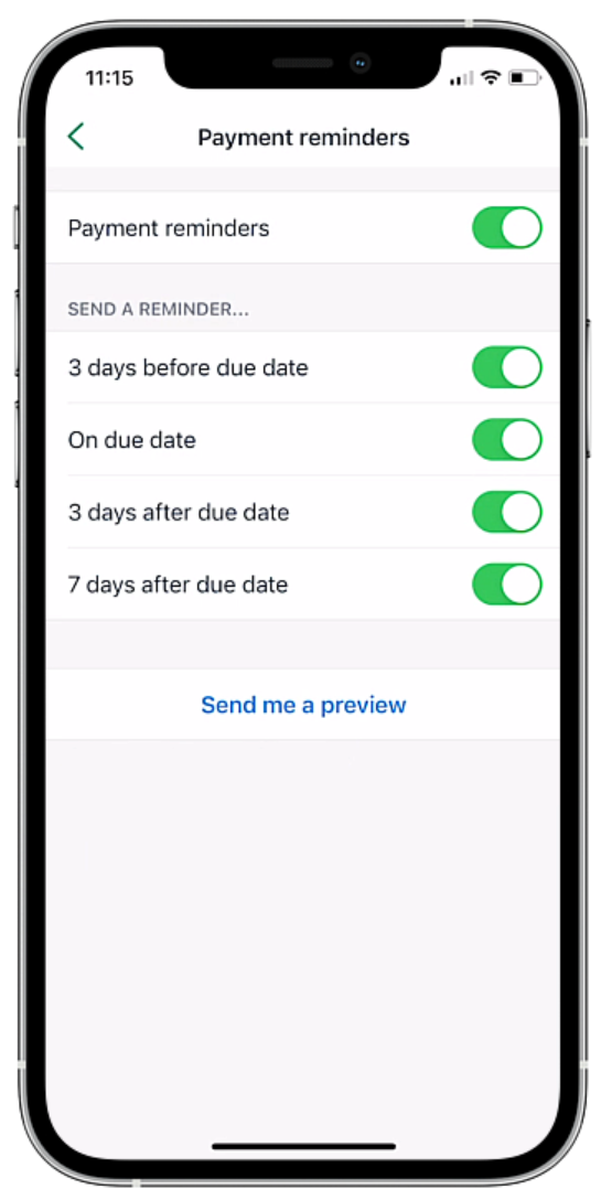 Schedule Payment Reminders Invoice2go Support Contact us, we're